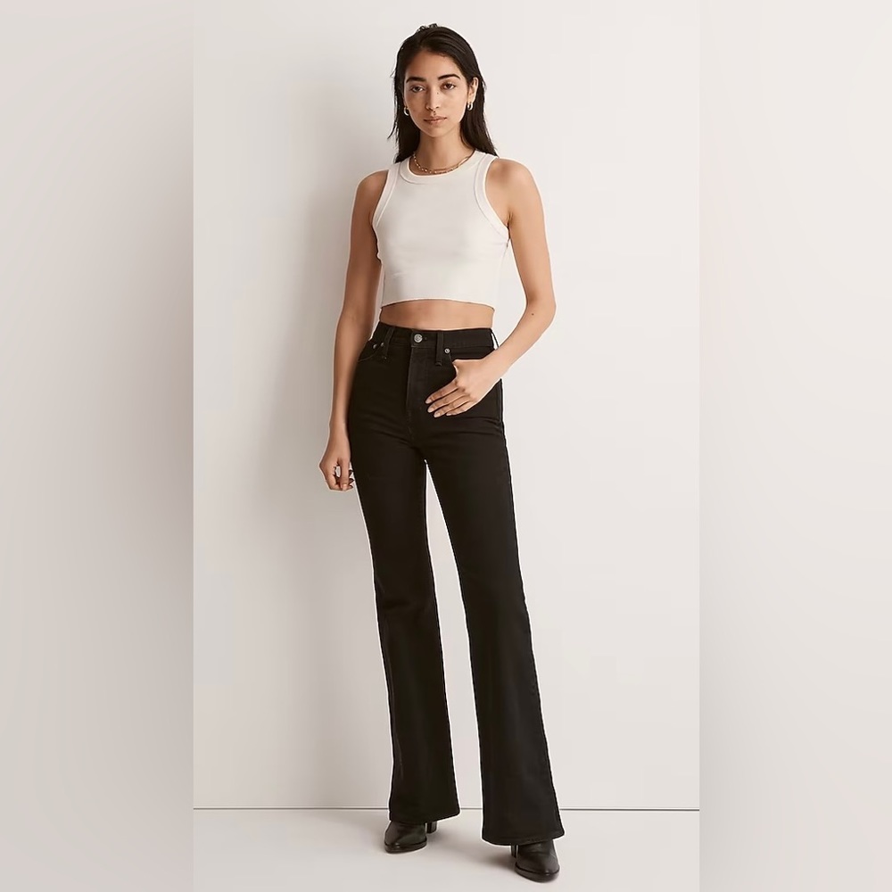 The Perfect Vintage Flare Madewell Jeans | Size 26 | Black